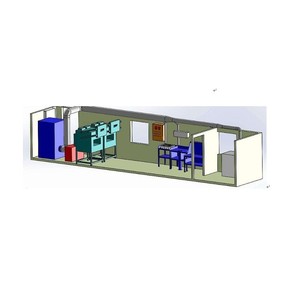 Conteneur de stockage d'énergie, batterie LiFePO4, refroidissement par air, réseau hybride, port de communication Rs485 - Product Image 1