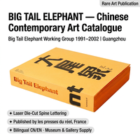 Catálogo de Arte Contemporáneo Chino, Libro Bilingüe, Formato Grande, Publicación de Museo, Uso Institucional, Impresión Sicp