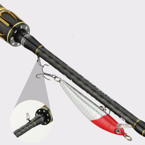 Cần Ngang Máy Đứng Hai Cực 1.98M <span class=keywords><strong>2</strong></span>.1M <span class=keywords><strong>2</strong></span>.4M Cần Câu Cá Nước Mặn Sợi Carbon Công Suất Siêu Nhẹ M/MH - Product Image 6