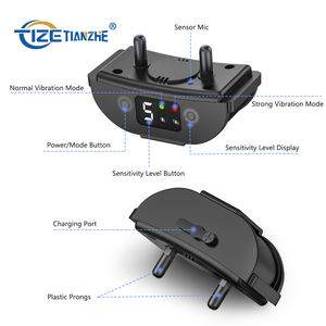 नवीनतम Ecollar 7 संवेदनशीलता स्तर कुत्ते की छाल कॉलर दोहरी मोटर कंपन विरोधी छाल कॉलर कुत्तों के लिए - Product Image 3