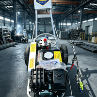 Machine de marquage routier manuelle avec tuyau de 10 m pour les projets de rayonnage de petites surfaces