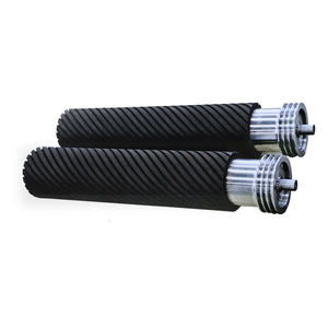 Công nghiệp làm biếng băng tải con lăn băng tải cao su nhàn rỗi rollers100mm 200mm dia băng tải rollerconveyor con lăn - Product Image 5