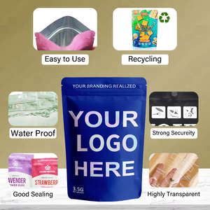 Customized 2000pcs Low MOQ Moisture Proof Gravure Printing Zipper Lock Food Packaging Stand Up Pouch <strong>Bag</strong> - Product Image 2