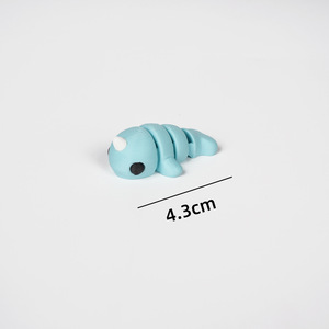Modèles d'animaux de dessin animé imprimés en 3D, miniatures, multicolores, jolis petits pendentifs d'animaux, ornements décoratifs - Product Image 5