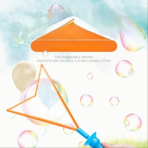 Haute qualité en plastique forme <span class=keywords><strong>de</strong></span> <span class=keywords><strong>coeur</strong></span> Extra grande taille enfants en plein air été amusant Playtime bulle jouets grande bulle épée - Product Image 3