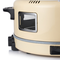 RAF Pizza Maker Pizzero 2200W Antihaft beschichtung 40cm Durchmesser mit Temperatur regelung für perfekten hausgemachten Pizza-Pfannkuchen