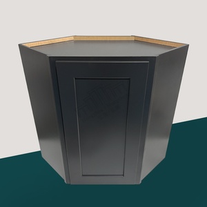 Armoires de rangement murales américaines RTA WDC243012 Designs modernes Style Shaker Armoire diagonale murale à porte unique pour coin mural de cuisine - Product Image 2