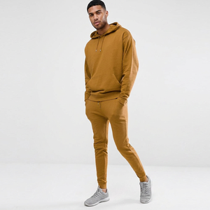 Conjunto Deportivo de Alta Calidad para Hombre, Sudadera con Capucha 100% Algodón, Pantalones Deportivos, Ropa Deportiva Informal - Product Image 1