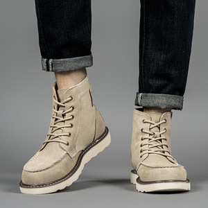 Botas Térmicas Unisex de Invierno, de Cuero Genuino, Impermeables, con Forro de Tela, Plantilla de Felpa, Suela Gruesa y Cómoda, de Goma EVERGREEN - Product Image 3