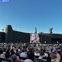 Pantalla LED de Alquiler para Escenarios P3.91, Exterior, 500x500mm, Gabinete de 4000nits, Resistente al Agua, Pantalla de Fondo para Conciertos y Eventos