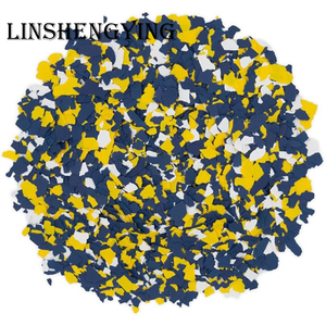 LSY Color Blend Epoxy Flakes 1/4 "- Miller Flocons d'époxy pour sols décoratifs époxy uréthane polyaspartique, murs et artisanat - Product Image 1