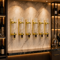 Distributeur de parfum rotatif doré à 12 têtes / Machine de remplissage d'huiles essentielles pour bar à parfums de mariage