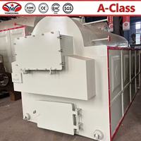 Ketel Uap Produksi Tipe Paket Hemat Energi Seri DZH, Pembakaran Manual Horizontal dengan Pelet Biomassa
