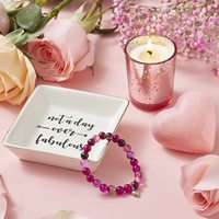 Ensemble de cadeaux pour la Saint-Valentin panier cadeau d'anniversaire serviette tasse aromathérapie bougie coffret cadeau fête des mères avec boîte en papier rose