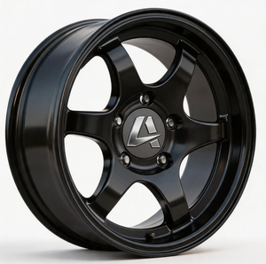 Jante en alliage noire TE37 16 pouces 5x139.7 16x6J -21mm ET concave gris canon pour Suzuki Jimny Samurai & <span class=keywords><strong>LADA</strong></span> <span class=keywords><strong>NIVA</strong></span> <span class=keywords><strong>4x4</strong></span> tout-terrain - Product Image 3