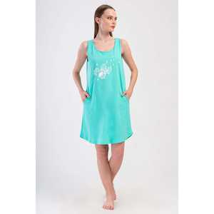 Falda informal de mujer con corte amplio y bolsillo ovalado tipo túnica - Product Image 4