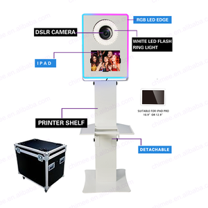 Kiosque de Selfie d'impression instantanée légère de machine de Photomaton de Salsa avec l'étagère d'imprimante - Product Image 2