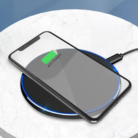 Meilleures ventes - Chargeur sans fil personnalisé avec logo coloré - Cadeau promotionnel - Charge rapide 15W 10W - Compatible avec les téléphones 12 13 14