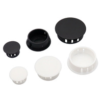 Tapón de plástico pequeño de nailon PA66, tapa redonda a presión para orificios de panel, tapón ciego para sellado y decoración de orificios de muebles