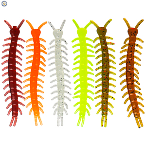 Señuelo Suave en Forma de Centipeda de 55 mm, Cebo Suave para Pesca en Roca, Cebo de Gusano para Agua Dulce y Salada, Personalizable OEM - Product Image 1