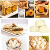 Machine automatique de fabrication de biscuits fourrés, de biscuits farcis, de kibbe, de kebbe, de kibbeh, de mooncakes, de kubba, de mamoul, de machines à encrustation