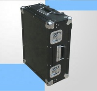 Prix d'usine Outils de stockage noirs de haute qualité Flight / Trolley Case en aluminium pour l'équipement