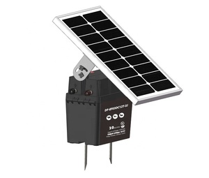 Électrificateur de clôture électrique alimenté par énergie <span class=keywords><strong>solaire</strong></span> AC/DC avec panneau <span class=keywords><strong>solaire</strong></span> - Product Image 1
