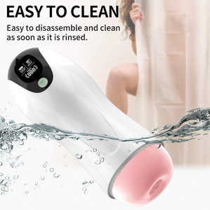 Mesin Masturbasi Isi Ulang untuk Pria dengan Getaran yang Dapat Disesuaikan, Selongsong Silikon Lembut Realistis, Cup Masturbasi Pria, Mainan Seks Dewasa - Product Image 5