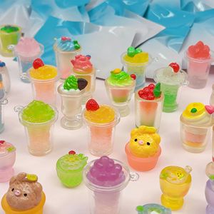 <span class=keywords><strong>Mini</strong></span> Vaso de Jugo Helado de Verano, Bolsa Sorpresa, Modelo de Bebida Luminosa en Miniatura, Adorno de Escritorio, Juguete de Moda - Product Image 4