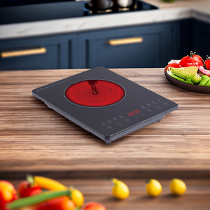 Cocina infrarroja de un solo quemador portátil de 2000W 2200W para barbacoa doméstica con <span class=keywords><strong>enchufe</strong></span> - Product Image 3