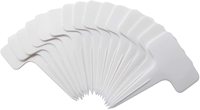 Étiquettes de plantes en forme de T réutilisables de haute qualité à prix plus bas, en plastique blanc/couleur personnalisée, faciles à installer, différentes tailles pour les panneaux