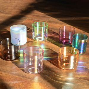 Successo alchimia canto ciotola di cristallo di quarzo colorato suono strumento di guarigione per il relax benessere - Product Image 6