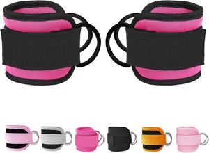 Set di Fasce Elastiche di Resistenza con Cinturino alla Caviglia per Allenamento Glutei e Gambe, con Borsa per il Trasporto - Product Image 2