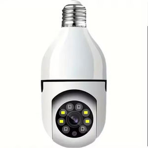 Câmera de Lâmpada com Controle Remoto Inteligente via APP, Visão PTZ 360 Graus, Câmera de Segurança HD 360 Graus Isee/V380/V360/yiiot/YSX - Product Image 1