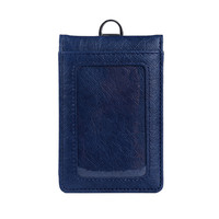 Portefeuille personnalisé en cuir, porte-cartes d'identité, à fermeture magnétique, personnalisé, porte-Badge multi-cartes avec sangle, nouvelle tendance