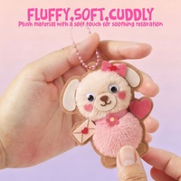 Kit d'artisanat en feutre pour animaux, ornements en feutre non tissé pré-découpés, ensemble de jouets DIY pour cadeaux et sacs surprises