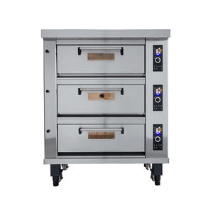 فرن كهربائي جديد متخصص للخبز والبيتزا بالجملة، نظام خبز بـ 3/6/9 صواني، 380 فولت، إنتاجية عالية، ضمان لمدة سنة واحدة - Product Image 1