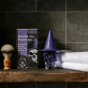 TONFLY parfum d'huile de soin de la barbe pour hommes transfrontalier parfum personnalisé hydratant rafraîchissant forte tenue barbe cheveux <span class=keywords><strong>tatouage</strong></span> - Product Image 2