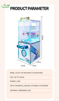 JY Wholesale Clip en métal intégral à 48 pinces, personnalisable, universel, pour snacks, peluches, machines à grue et lumières LED, garantie 1 an, version anglaise