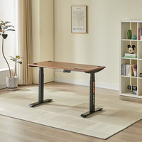 Pour table de bureau électrique moderne à 3 pieds en forme de L, inclinable à 90-120-180 degrés, avec cadre de bureau réglable en hauteur et assemblage facile