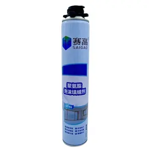 SAIGAO venta al por mayor 750ml espuma de poliuretano Spray PU espuma Spray adhesivo fábrica