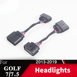 Adaptador de faro delantero para VW Golf <span class=keywords><strong>7</strong></span> Golf 6 MK7 Conector de faros delanteros 8 pines - Product Image 5