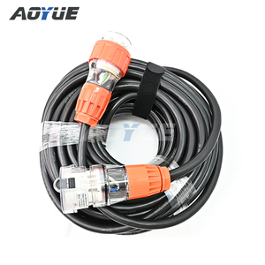 Cable de Alimentación Trifásico de 5 Núcleos y 6 mm² H07RN-F 32A 500V IP66, Conector para Amplificador PA, Longitud Personalizada - Product Image 3