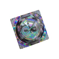 Étiquettes holographiques adhésives chimiques imprimées sur mesure (autocollants) multi-surfaces, flacon de 10 ml, impression sérigraphique PET