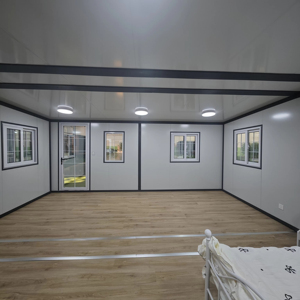 บ้านคอนเทนเนอร์เหล็กสำเร็จรูปแบบโมดูลาร์พกพาได้ทันสมัย ขนาด 20 ฟุต 40 ฟุต สำหรับใช้เป็นอพาร์ทเมนต์และโรงแรม - Product Image 3