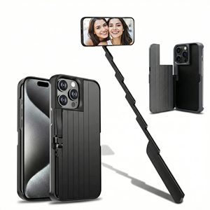 Funda <span class=keywords><strong>para</strong></span> Teléfono con Palo Selfie 3 en 1, Retráctil, de Aluminio, con Bluetooth, <span class=keywords><strong>para</strong></span> <span class=keywords><strong>iPhone</strong></span> 15 <span class=keywords><strong>Pro</strong></span> <span class=keywords><strong>Max</strong></span>, 16, <span class=keywords><strong>14</strong></span>, 13, Trípode, Cubierta Móvil - Product Image 1