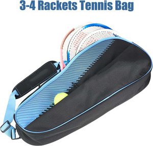 Échantillon gratuit sac de sport de style vintage sac de raquette de tennis portable sac fourre-tout de sport personnalisé - Product Image 2