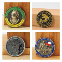 Pièces commémoratives personnalisées en usine, haute définition, design libre, 3D 2D, pièces commémoratives souvenirs aériens