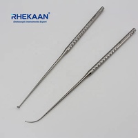 Instruments manuels micro-auriculaires : Crochet à périoste, Curette, Couteau, Sonde pour ORL, Otologie, Opérations et Otoscopie