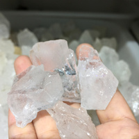 Pierres rugueuses naturelles, en Quartz brut, transparent, brut, gravier en cristal écrasé, livraison gratuite